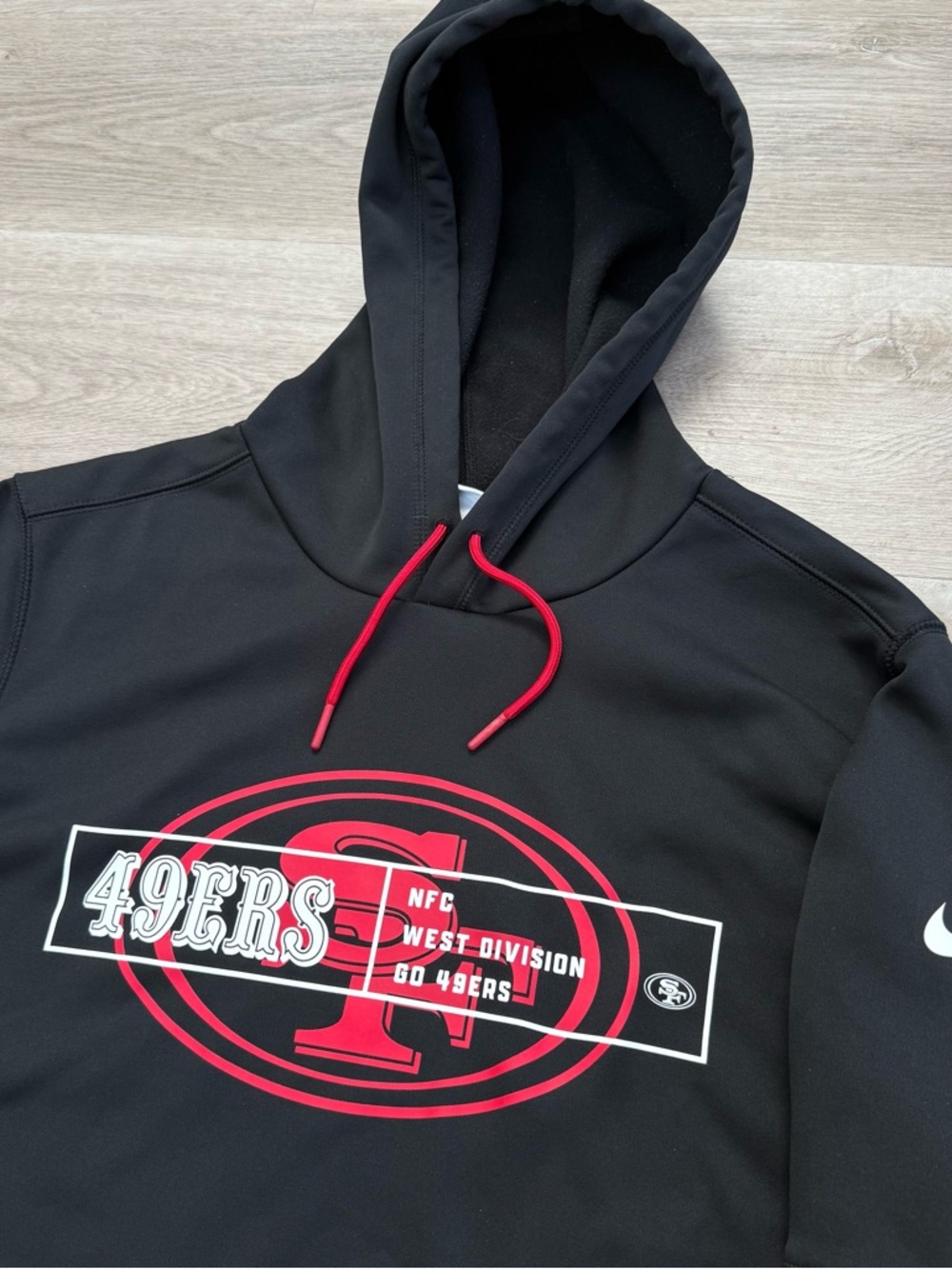 Nike NFL Sideline San Francisco 49ers Color Block Performance Hoodie Mens Medium